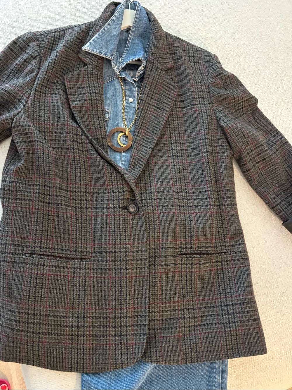 Vintage SAG Harbor Tweed blazer size 12/14